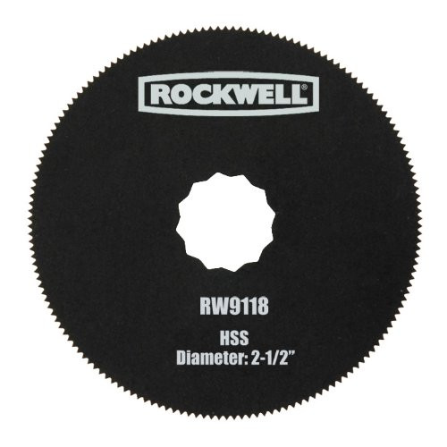 Rockwell RW9118 SoniCrafter Wood & Non-Ferrous Metal HSS Blade, 2-1/2"