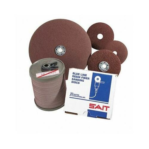 United Abrasives-SAIT 50137 SAIT-Lok 2A  AO Fiber Discs, 7" x 5/8"-11, 60X, 15-Pack