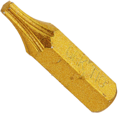 GRK Fasteners T-10 Yellow 1" Bits, R4 Screw #4 & Trim Screw #8, 50-Pack