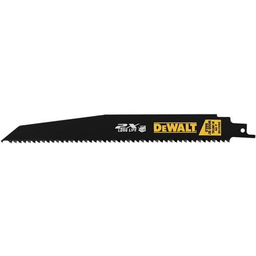 DEWALT DWA41612 12-Inch 6TPI 2X Reciprocating Saw Blade (5-Pack)