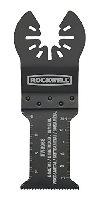 Rockwell RW8966 Universal Fit Oscillating Bimetal Wood & Nail End Cut Blade, 1-3/16"