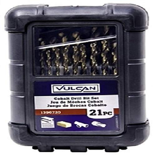 VULCAN 1396720 Colbalt Drill Bit Set