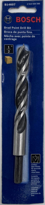 Bosch B14607 Brad Point Drill Bit 1/2 in
