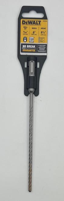 DEWALT DW5404 3/16-Inch x 6-1/2-Inch x 8-1/2-Inch ROCK CARBIDE SDS Plus Hammer Bit