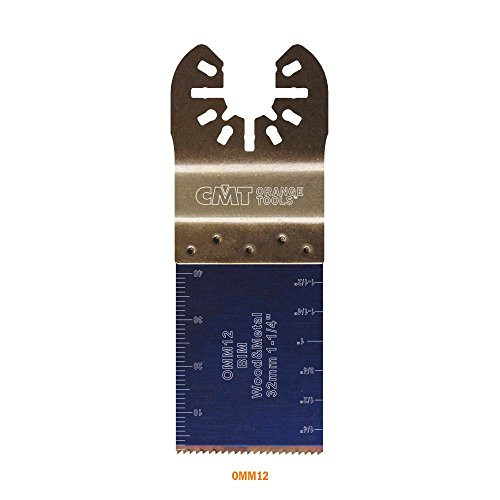 CMT OMM12-X5 5 Pcs Plunge & Flush-Cut Blade For Wood & Metal Quick Release Oscillator Multicutter,