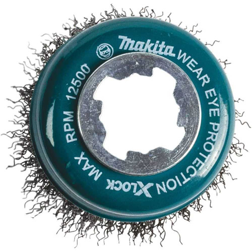 Makita D-72637 X-LOCK 3 in. Carbon Steel Crimped Wire Cup Brush