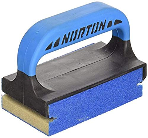 Norton 82088 Sanding Sponge, 4-1/2" x 2-11/16" x 1" - 1 Count, Blue