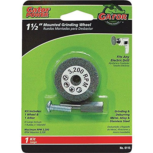 Gator 6115 Grinding Disc 0.5 " Thck Fits Any Electric Drill