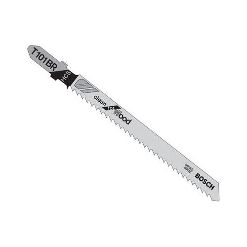 Bosch Jig Saw Blade T-Shank High Carbon 3.03 "" 10 Tpi 0.06 "" Thck Card Of 5