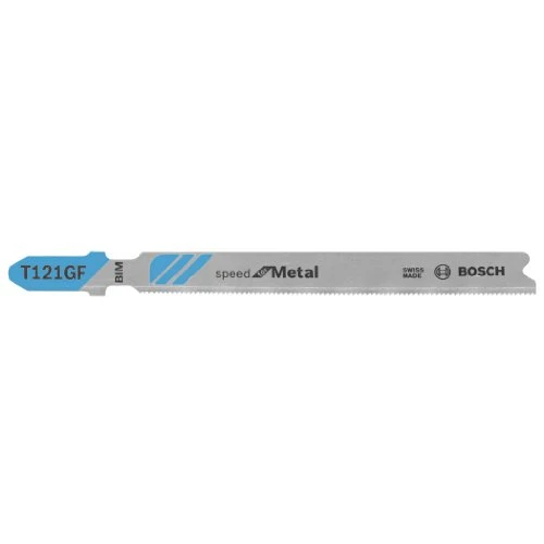 Bosch T121GF3 3-Piece 3-5/8 In. 30 TPI Speed for Metal T-Shank Jig Saw Blades