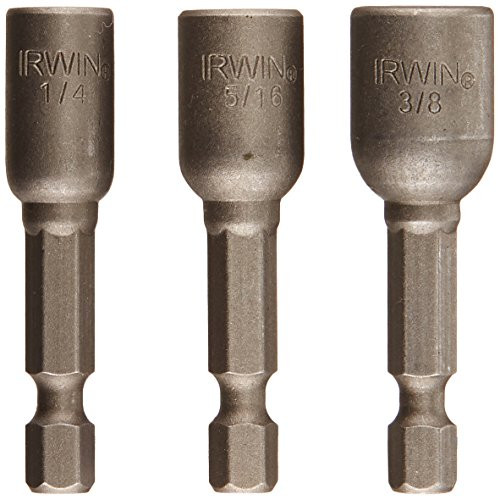 Irwin Tools 3545973C Magnetic Nutsetters 1-7/8-Inch, 3 Piece Set