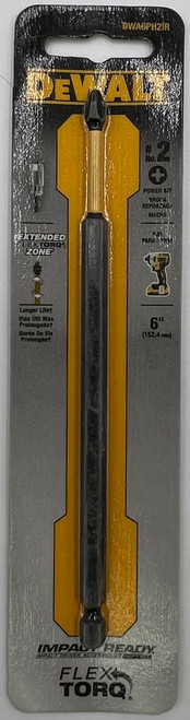 DEWALT DWA6PH2IR 6-Inch Phillips Number-2 IMPACT READY FlexTorq Bit