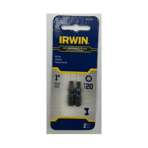 IRWIN IWAF31TX202 IMPACT 1 inch TORX T20 - 2 Pack