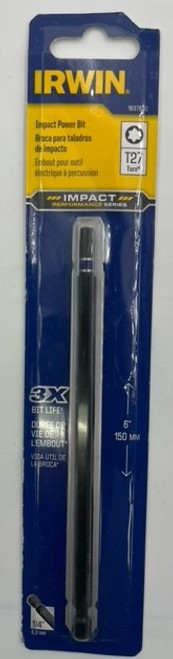 Irwin 1837530 Torx Impact Power Insert Bit T27 x 6 inch - 1 pack