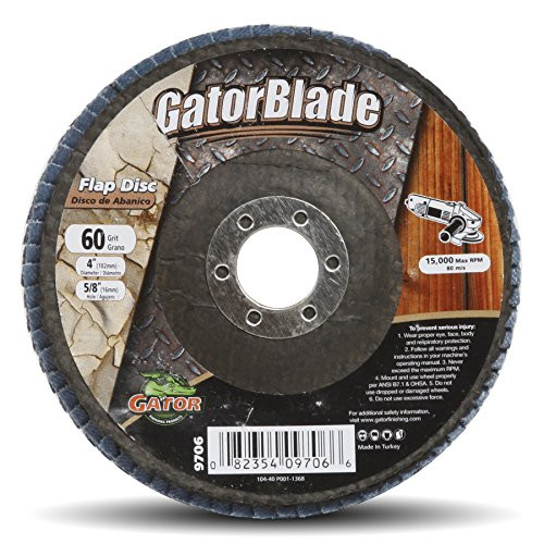 Gator Finishing 9706 60 Grit Aluminum Oxide Grinding and Sharpening, 4