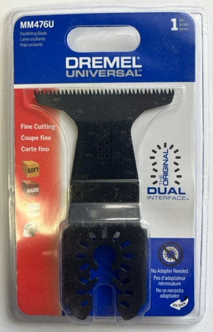 Dremel MM476U Universal 2-1/2 in. Wood Fine Cutting Oscillating Multi-Tool Blade (1-Piece)