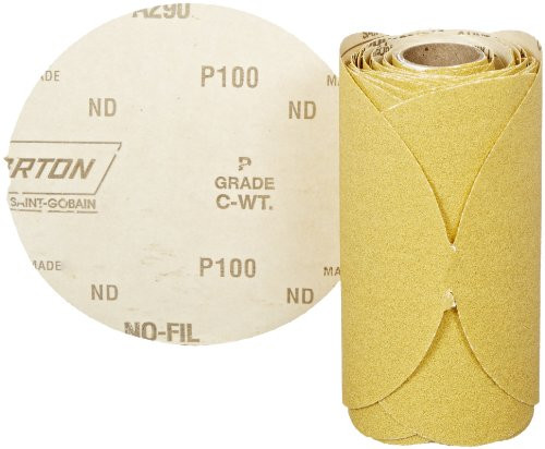 Feuille autocollante abrasive ProSand 1/4, grain 100, 4 1/2 x 5 1/2,  4/pqt de NORTON