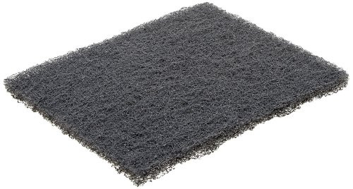 Norton (01728) Synthetic Steel Wool Pad, Polyester Fiber, 5-1/2" Length x 4-3/8" Width, Grit Type 0 (Pack of 2)