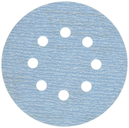 NORTON  (50166-038) 5" 220 Grit,  8 Hole Hook & Sand Disc (3 Pack)