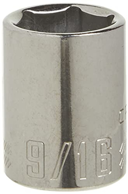 CRAFTSMAN Shallow Socket, SAE, 3/8-Inch Drive, 9/16-Inch, 6-Point (CMMT43004)