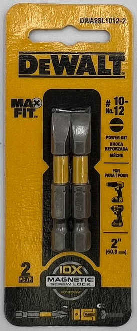 DeWalt Maxfit screwdriver bits and 10X magnetic Screw Lock system