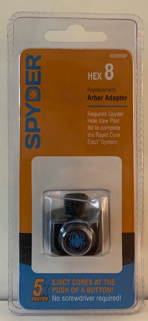 Spyder (600868P) 3/8-in Quick Change Steel Hole Saw Arbor