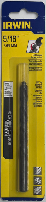 Irwin 1789225 Black Oxide Drill Bit 5/16 in