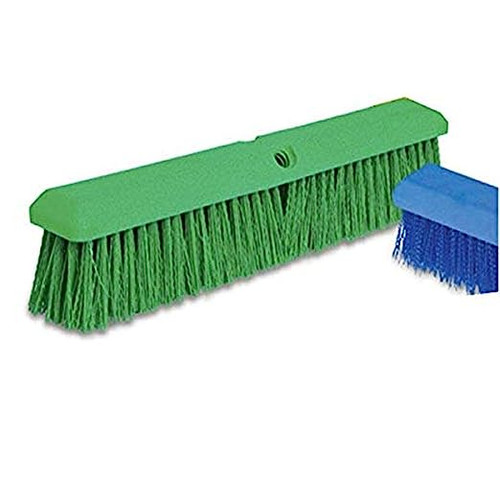 Malish 37158 Green 18" Push Broom Head Hartmann Variety