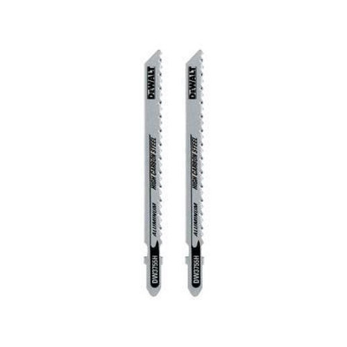 DeWALT DW3755H2 High Performance Jig Saw Blade, 4 in L x 1/4 in W, 8, High Carbon Steel Body, 1-PK/2-BLADES