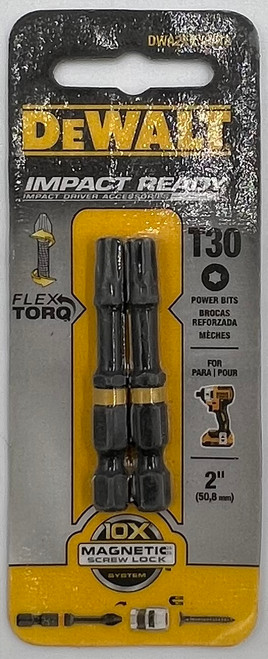 DEWALT IMPACT READY 2IN TORX T30 -  2PK