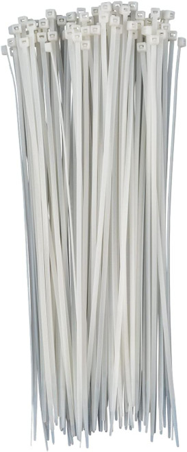 Consumers Choice 12 inch Cable Ties, 100 pack, White - CC12CT100