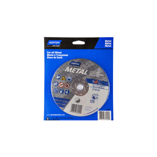 Norton (89000) 6-1/2 in. D X 5/8 in. Aluminum Oxide A Cut-Off Wheel 1 pc