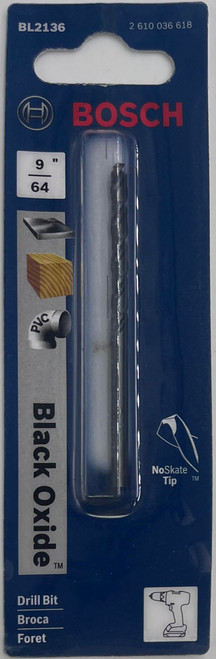 Bosch BL2136 Black Oxide Drill Bit 9/64 in