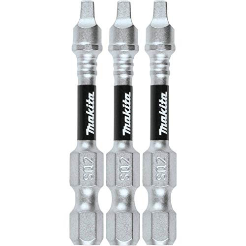 Makita E-00804 Impact XPS™ #2 Square 2" Power Bit, 3/pk