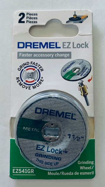 Dremel (EZ541GR) EZ Lock Grinding Wheel - Metal , green, 1-Pk/2-Wheels