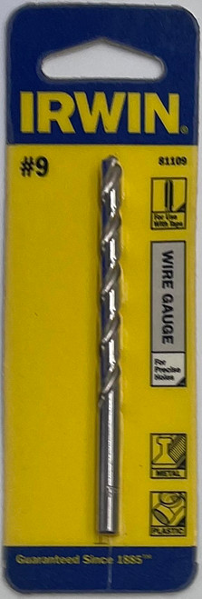 Irwin 81109 Wire Gauge Drill Bit #9