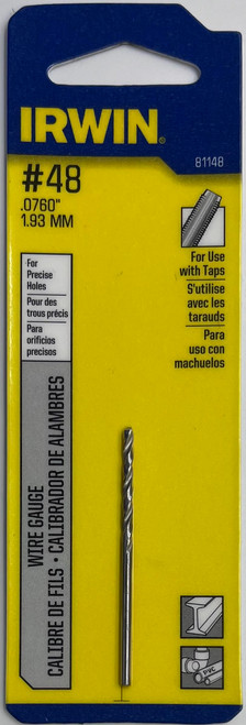 Irwin 81148 Wire Gauge Drill Bit #48