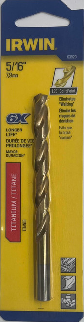 Irwin 63920 Titanium Drill Bit 5/16 inch