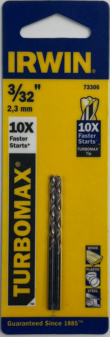 Irwin 73306 Turbomax Drill Bit 3/32 inch