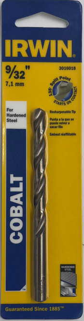 Irwin 3016018 Cobalt Drill Bit 9/32 inch