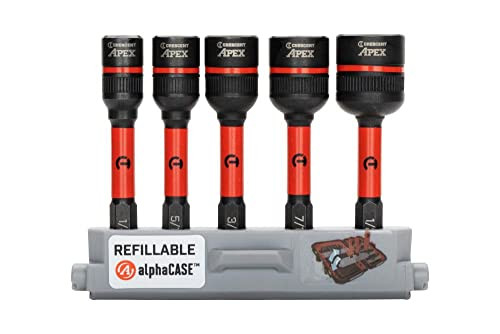 Crescent Bolt Extraction Set, Vortex, 5 Piece Rail - CAVBXR-5