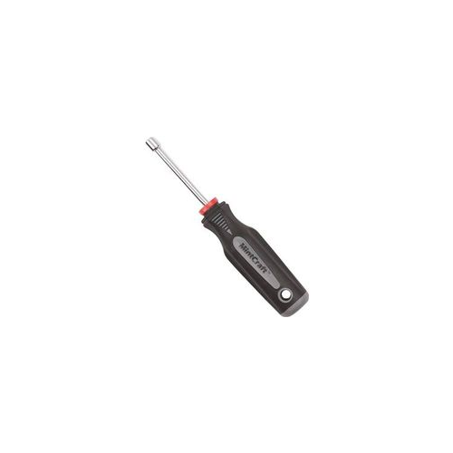 Mintcraft 262-1852 Metric Nut Driver, 6 mm Hex Drive, Carbon Steel, Chrome Plated