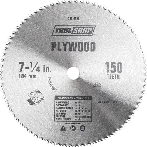 7-1/4 in., 140T Plywood Circular Saw Blade