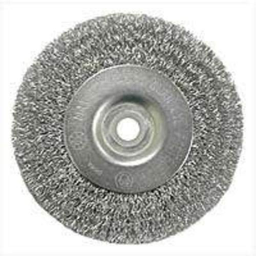 Weiler Vortec (36402) 4 in. Crimped Wire Wheel Carbon Steel 4500 rpm, 1 pc.