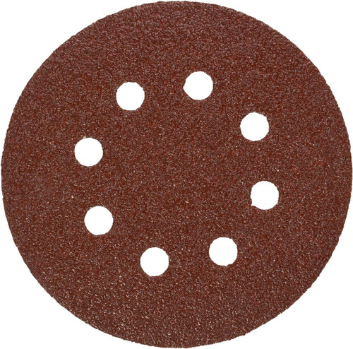 Bosch SR5R245 50-Piece 240 Grit 5 In. 8 Hole Hook-And-Loop Sanding Discs