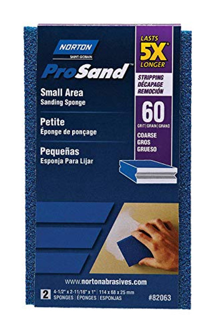 Norton (82063) SPONGE SNDG 60G 4.5X2-11/16IN - pack of 2