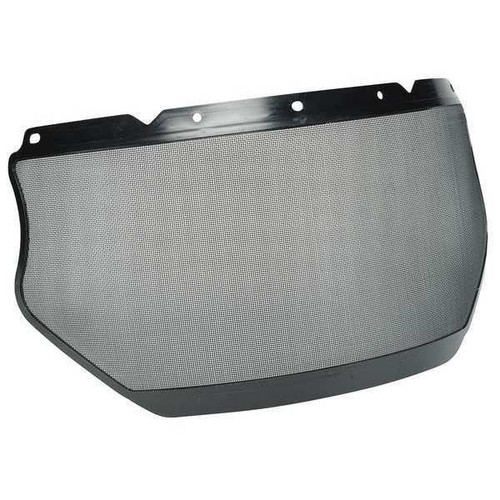 MSA 10116556 V-Gard Visor, Mesh, Aluminum, 8" x 15"Gray