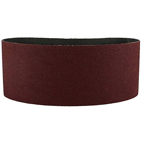 United Abrasives SAIT 57506 Blue Line 1A-X AO Sanding Belts, 100 Grit, 3" x 24", 10-pack