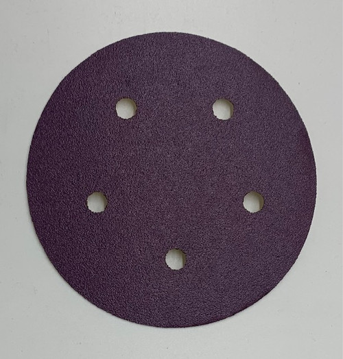 3M (5RQC120-8) 8-Hole Regalite Heavy Duty Hookit Discs, 5 in x 8 DH, P120 grit, 50/pk