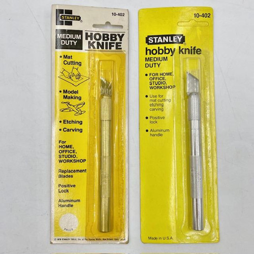 Vintage Stanley 10-402 Medium Duty Hobby Knife, Made in U.S.A.